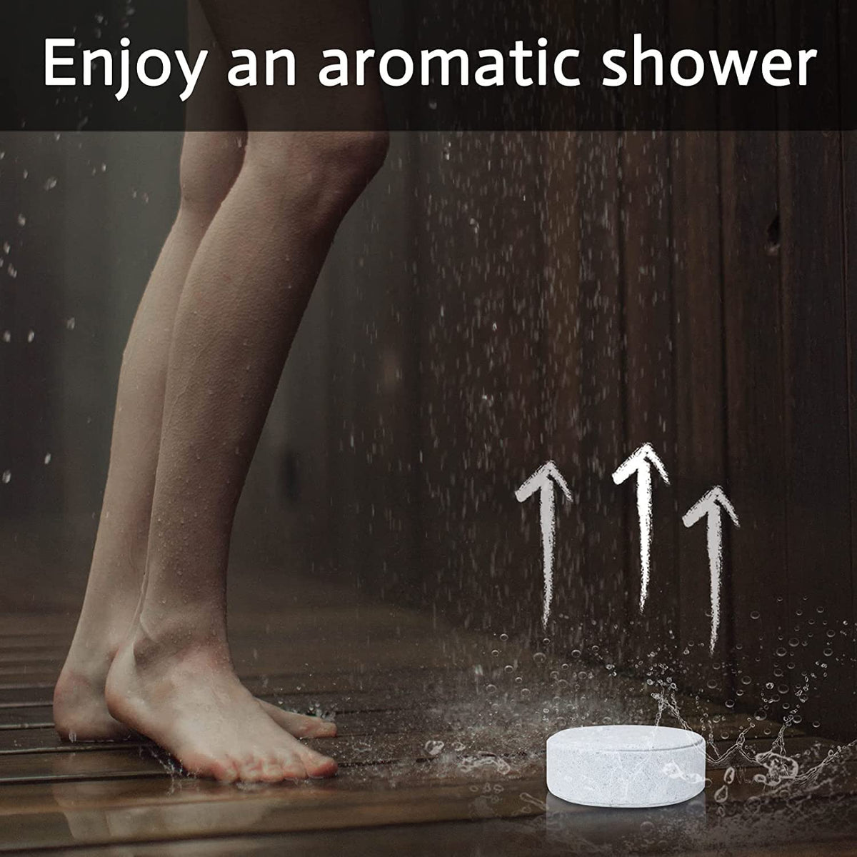 MR MIRYE shower steamer with tea tree scent
