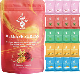 MR MIRYE Shower Steamers 20 Pack with various scents