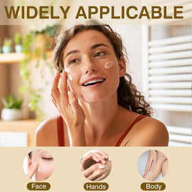MROUVIK Beef Tallow Balm lifestyle image with a model
