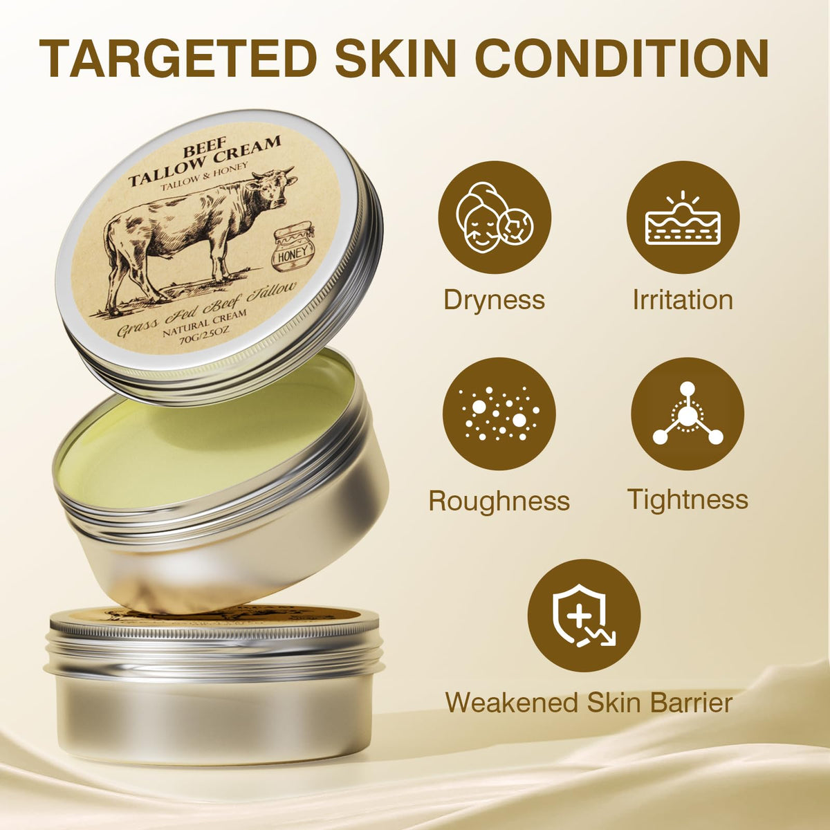 MROUVIK Beef Tallow Balm with Honey packaging
