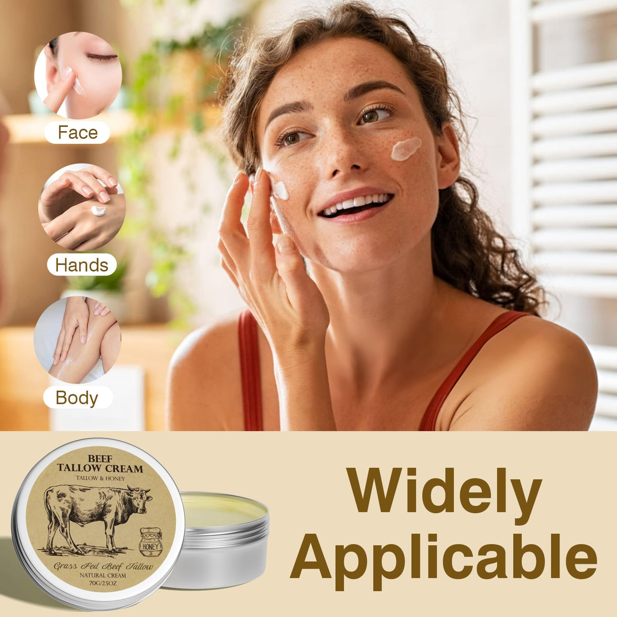MROUVIK Beef Tallow Cream lifestyle scene