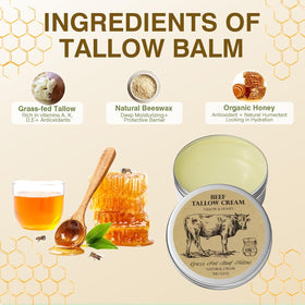 MROUVIK Beef Tallow for Skin cream texture close-up