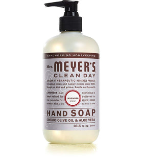 Mrs. MEYER'S Basil scent hand soap bottle
