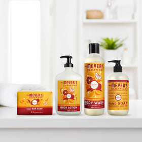 Mrs. MEYER'S Clean Day Bar Soap Clementine collection display