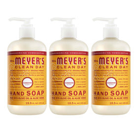 Mrs. MEYER'S Clean Day Hand Soap 12.5 Fl Oz Clementine Scent front view