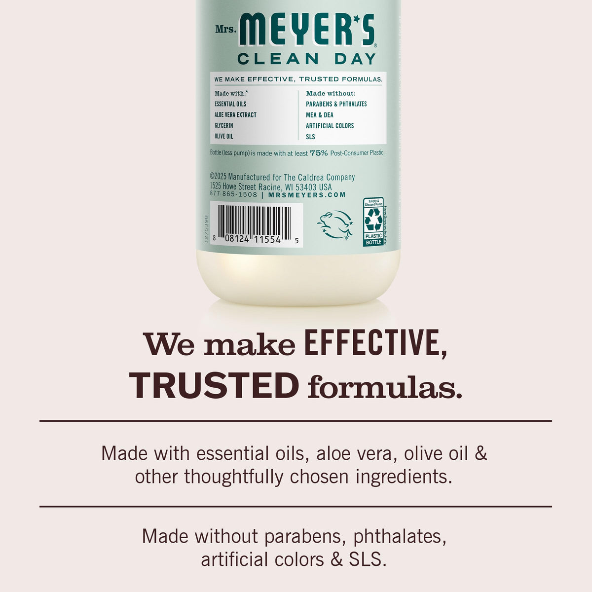 Mrs. MEYER'S Clean Day Hand Soap Birchwood Scent 12.5 Fl Oz lifestyle scene
