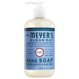 Mrs. MEYER'S Clean Day Hand Soap Bluebell Scent 12.5 Fl Oz front view
