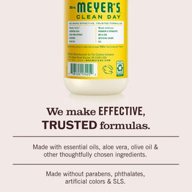 Mrs. MEYER'S Clean Day Hand Soap Honeysuckle scent with floral background
