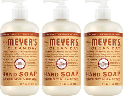 Mrs. MEYER'S Clean Day Hand Soap Oat Blossom 12.5 Fl Oz front view
