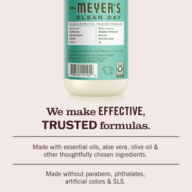 Mrs. MEYER'S Clean Day Hand Soap packaging close-up