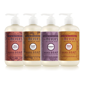 Mrs. MEYER'S Clean Day Hand Soap Set with four seasonal scents