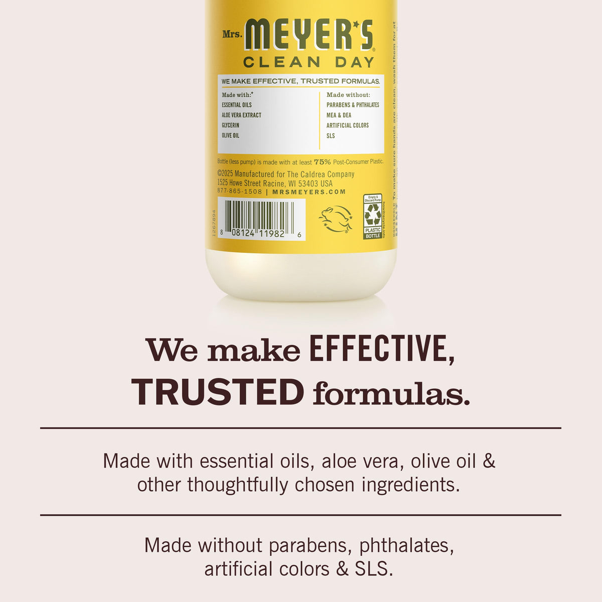 Mrs. MEYER'S Clean Day Liquid Hand Soap Dandelion packaging