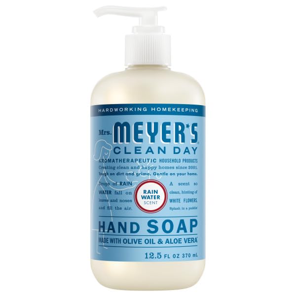 Mrs. MEYER'S Clean Day Liquid Hand Soap Lemon Verbena scent front view