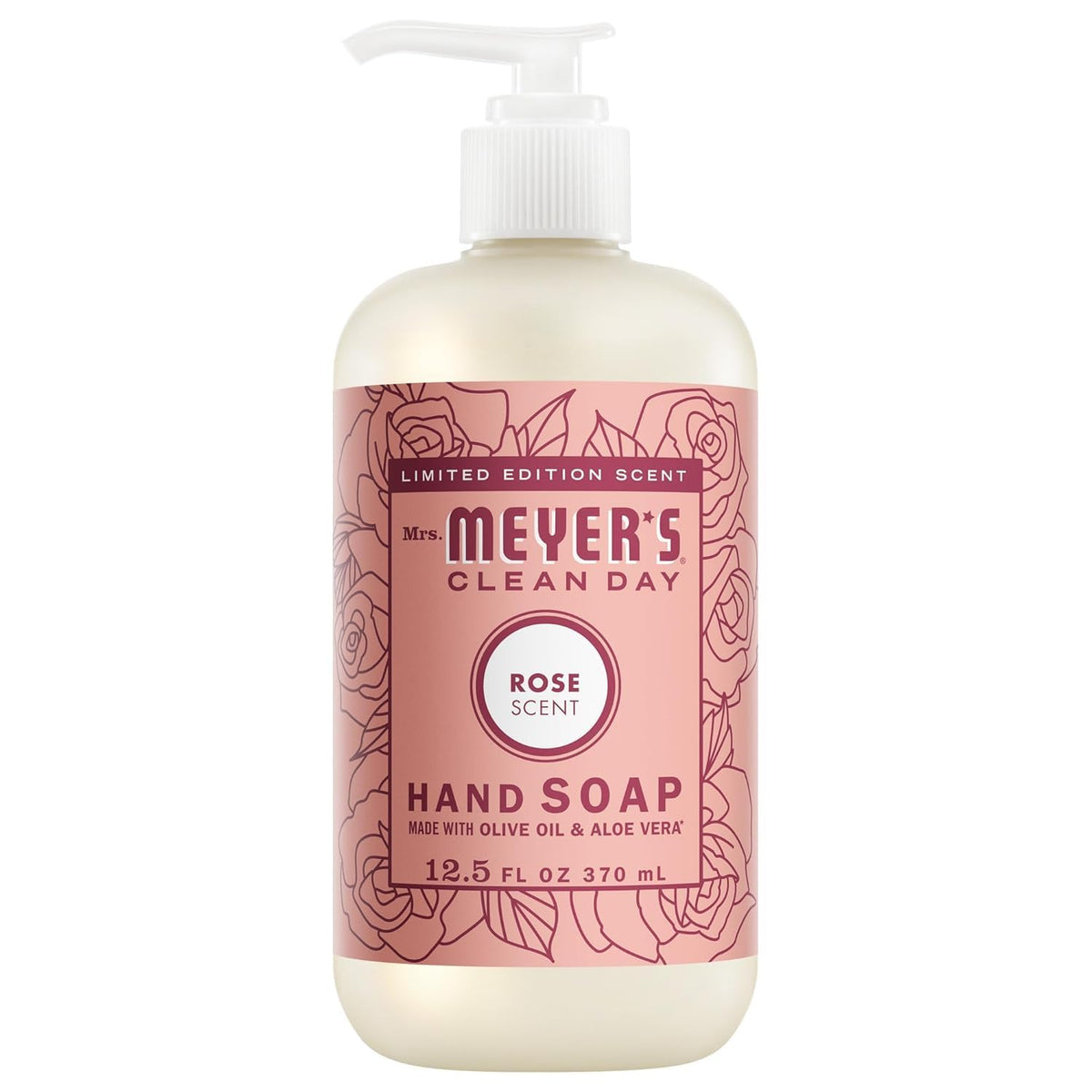 Mrs. MEYER'S Clean Day Liquid Hand Soap Lilac 12.5 oz bottle front view