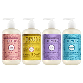 Mrs. MEYER'S Clean Day Liquid Hand Soap Rose 12.5 oz bottle front view