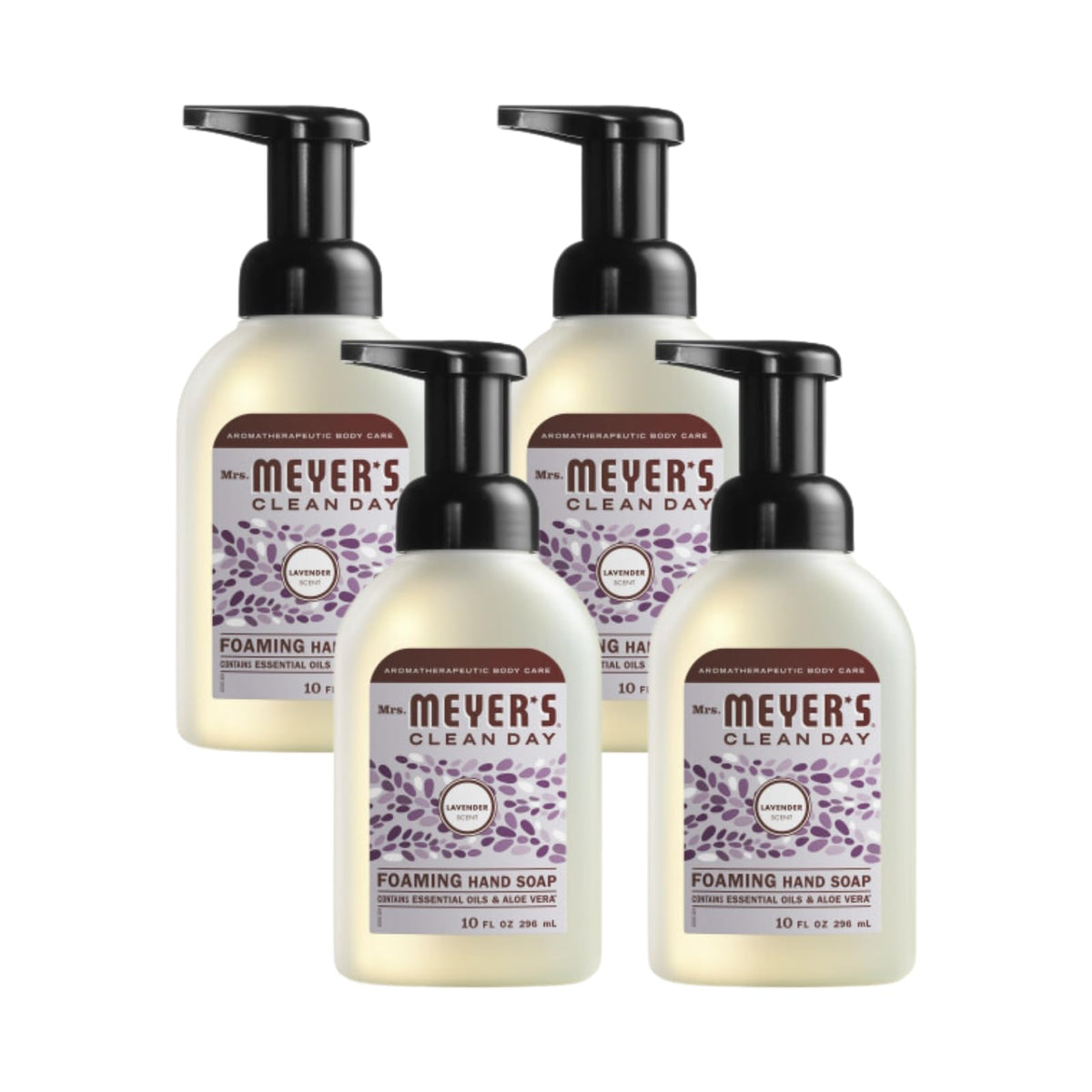 Mrs. MEYER'S Foaming Hand Soap Lavender Scent front view