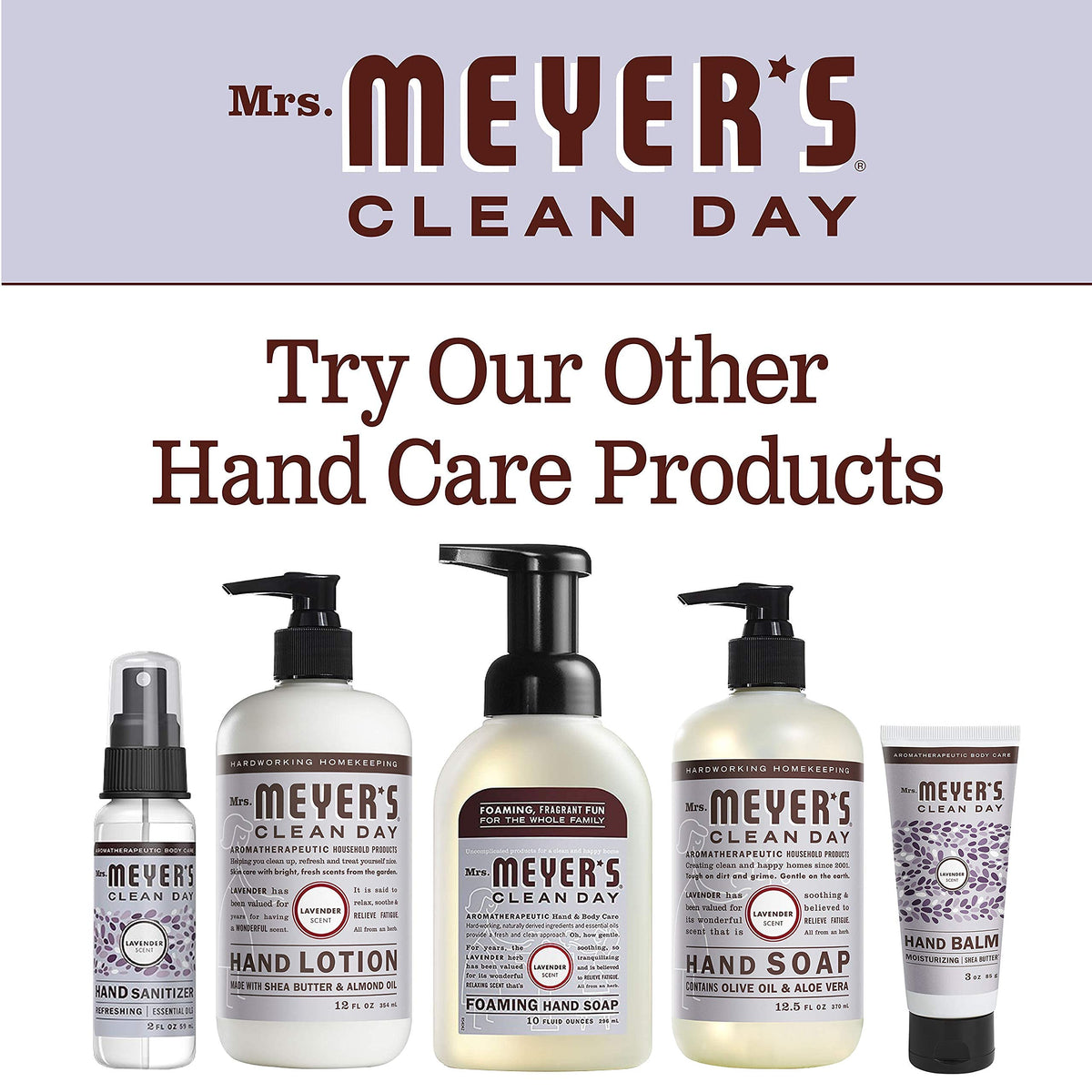 Mrs. MEYER'S Foaming Hand Soap Lavender Scent with aloe vera