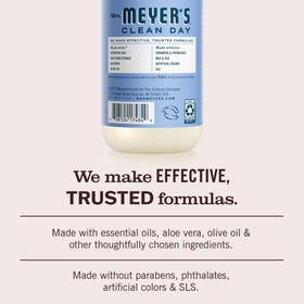 Mrs. MEYER'S Hand Soap Bluebell Scent bottle top view