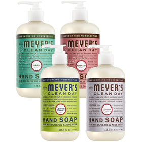 Mrs. MEYER'S Hand Soap Bundle Lavender and Lemon Verbena front view