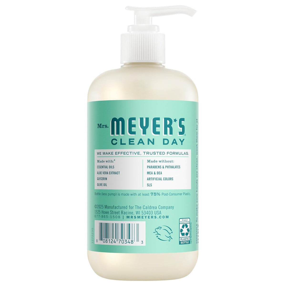 Mrs. MEYER'S hand soap in festive kitchen setting