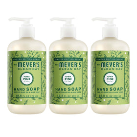 Mrs. MEYER'S Hand Soap Iowa Pine Scent 12.5 Fl Oz bottle front view