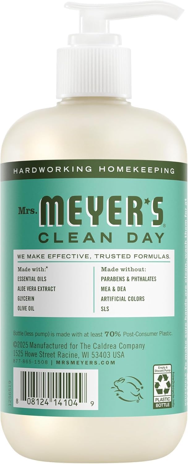 Mrs. MEYER'S Hand Soap Lavender bottle with label