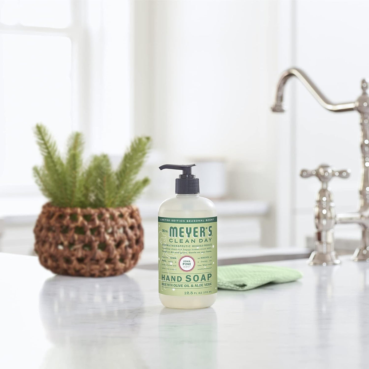 Mrs. MEYER'S hand soap variety set display