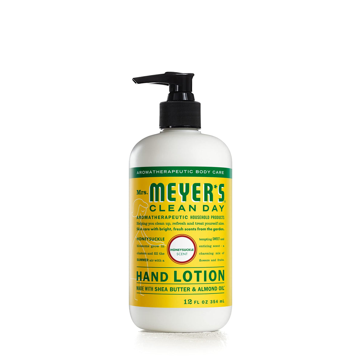Mrs. MEYER'S Honeysuckle Hand Lotion 12 oz front view