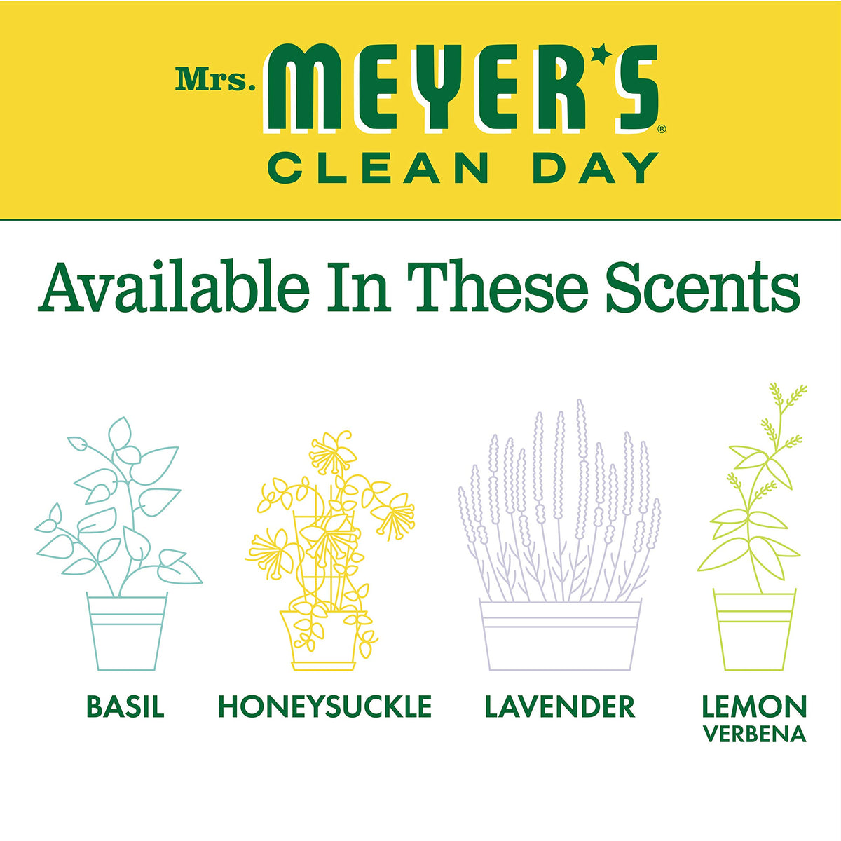 Mrs. MEYER'S Honeysuckle Hand Lotion in a bathroom setting