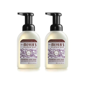 Mrs. MEYER'S Lavender Foaming Hand Soap front view 10 Fl oz