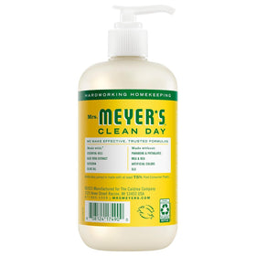 Mrs. MEYER'S Lavender hand soap bottle surrounded by lavender
