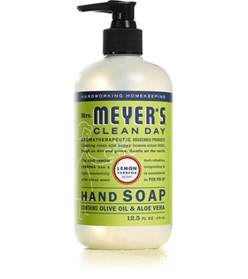 Mrs. MEYER'S Lemon Verbena scent hand soap bottle