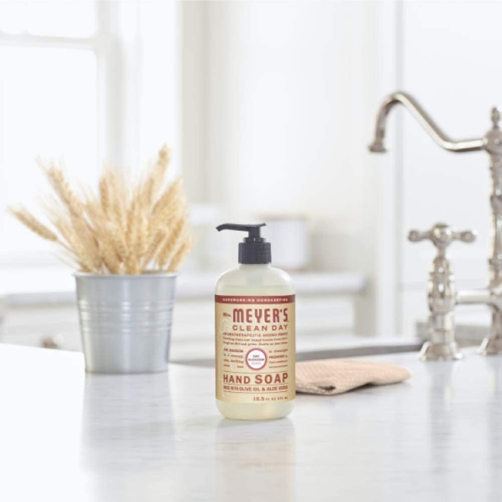 Mrs. MEYER'S Liquid Hand Soap Oat Blossom packaging details