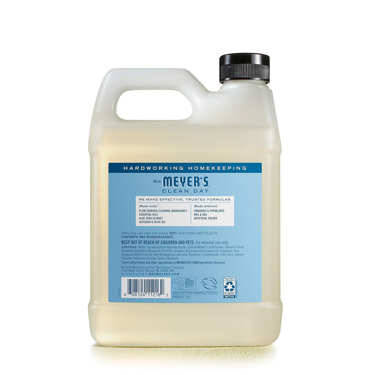 Mrs. MEYER'S Liquid Hand Soap Rainwater Scent in a kitchen setting