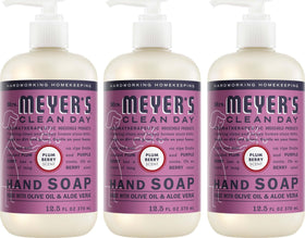 Mrs. MEYER'S Plum Berry Liquid Hand Soap 12.5 fl oz front view