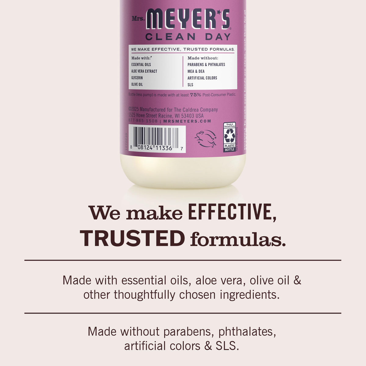 Mrs. MEYER'S Plum Berry Liquid Hand Soap with essential oils