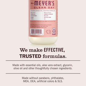 Mrs. MEYER'S Rose Liquid Hand Soap 12.5 fl oz with pump