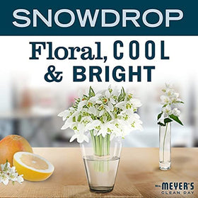 Mrs. MEYER'S SnowDrop Liquid Hand Soap 12.5 oz close-up of pump