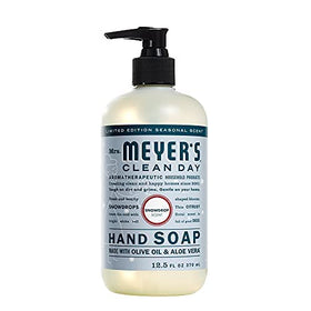 Mrs. MEYER'S SnowDrop Liquid Hand Soap 12.5 oz side view