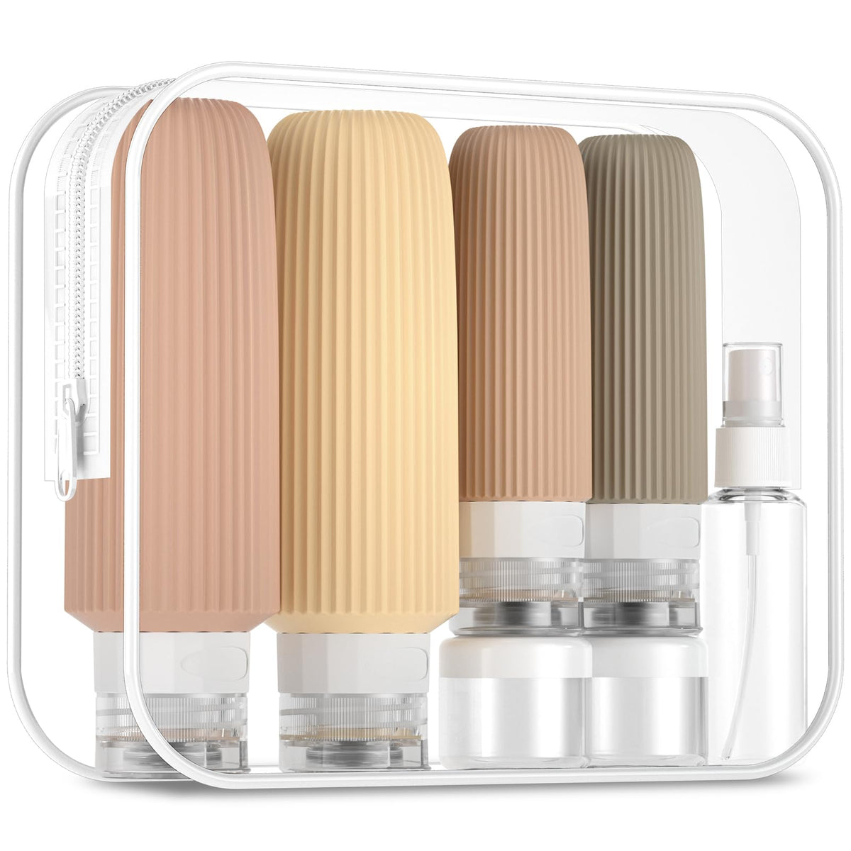 Mrsdry 16 Pack Travel Bottles Set with large 6oz containers