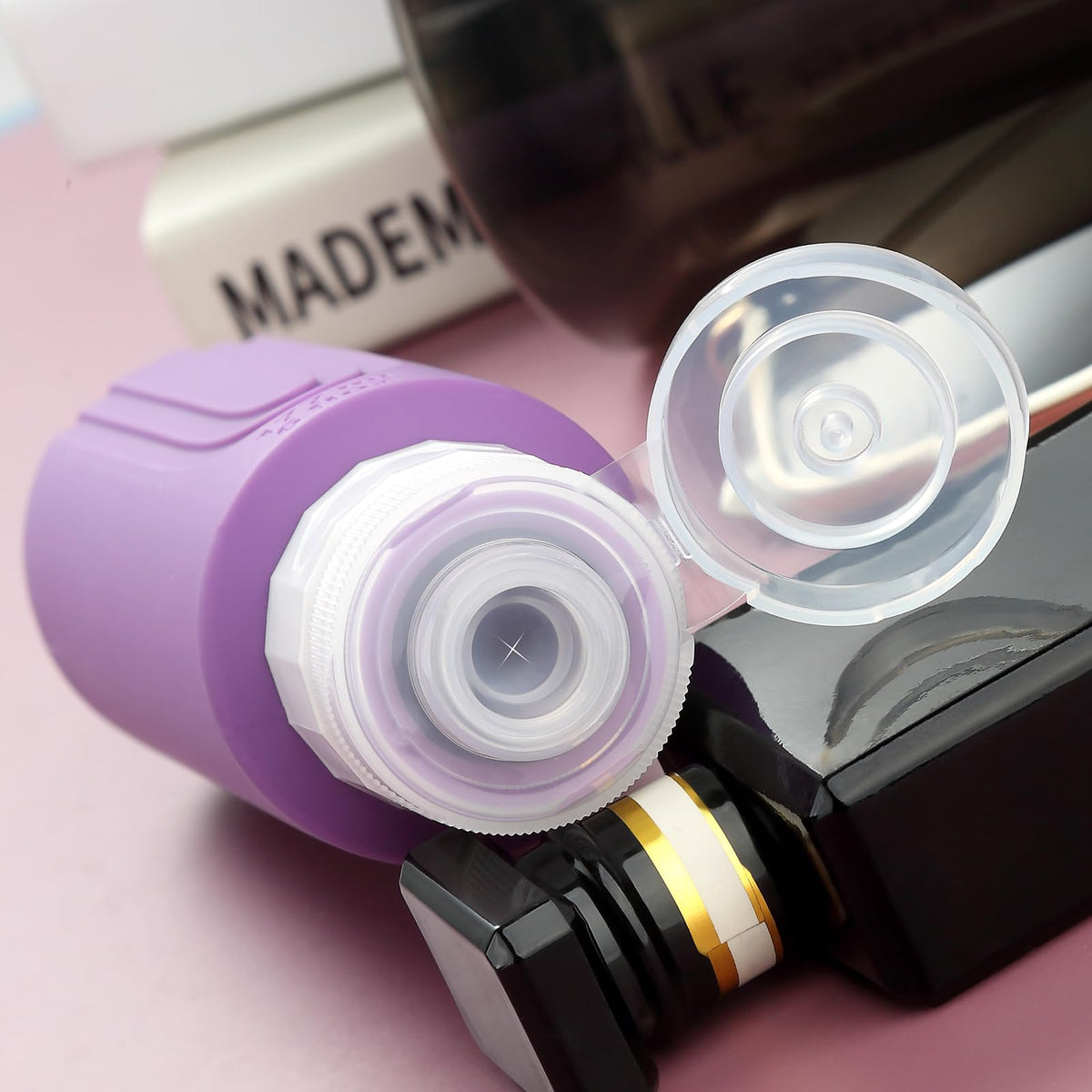 Mrsdry silicone travel bottle with wide opening