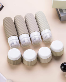 Mrsdry travel bottles arranged neatly on a surface