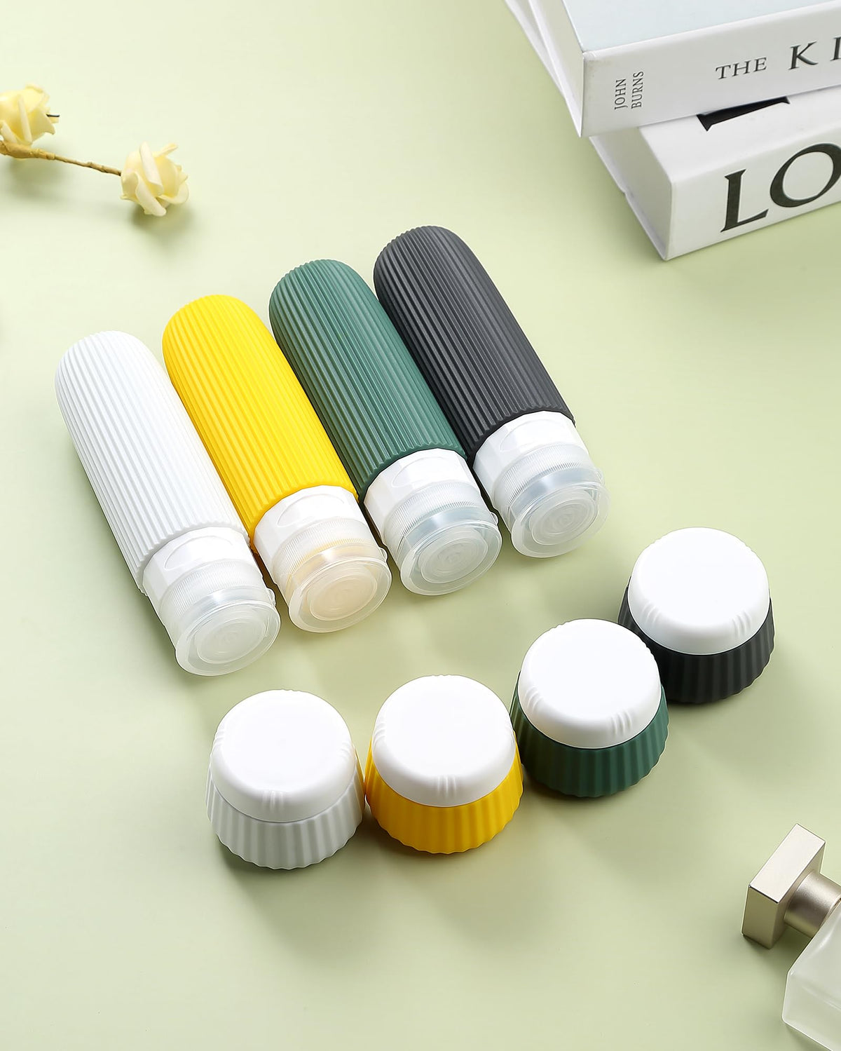 Mrsdry Travel Bottles Kit packed in a clear bag