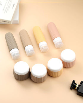 Mrsdry travel bottles set with various skincare products