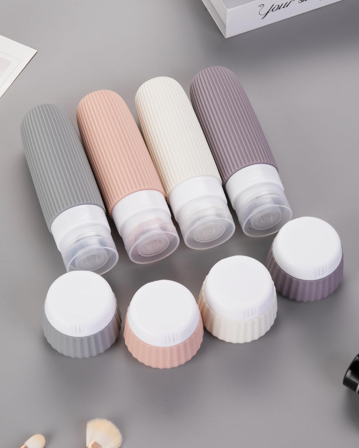 Mrsdry travel bottles showing leak-proof design