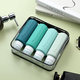 Mrsdry travel bottles with various liquids inside