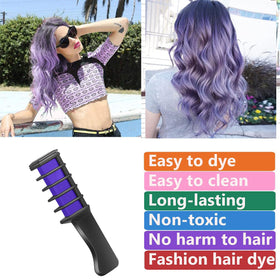 MSDADA Hair Chalk Comb applied to light hair