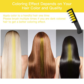 MSDADA Hair Chalk Comb demonstrating easy application