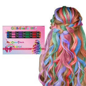 MSDADA Hair Chalk Comb in pink with six colour options
