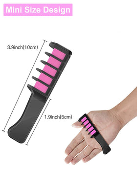 MSDADA Hair Chalk Comb in various colours for creative styles